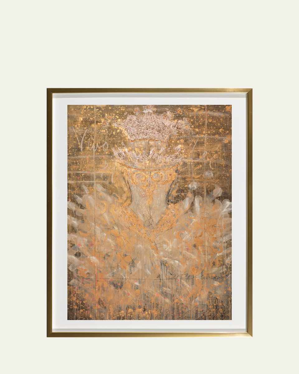 "Beige & Gold Tutu" Giclee by Lenore Gimpert